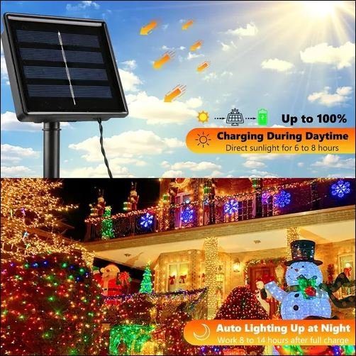 Luces con Panel Solar