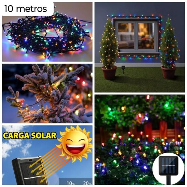 Luces con Panel Solar